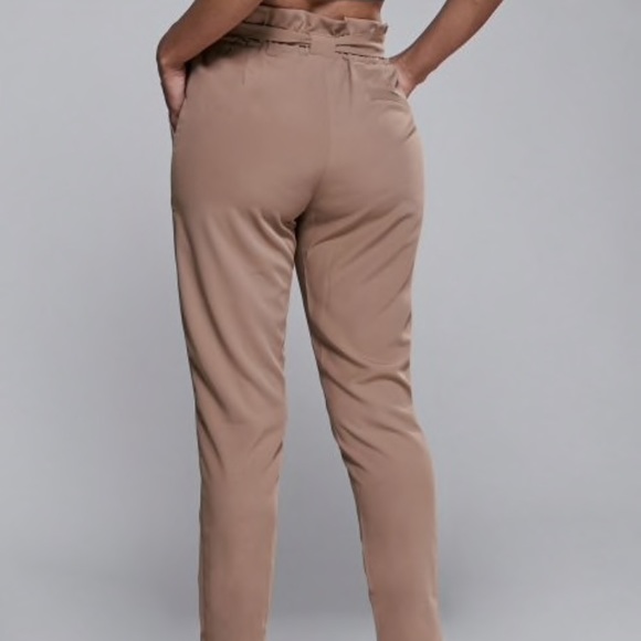 High Waisted Belted Trousers - Picture 3 of 5